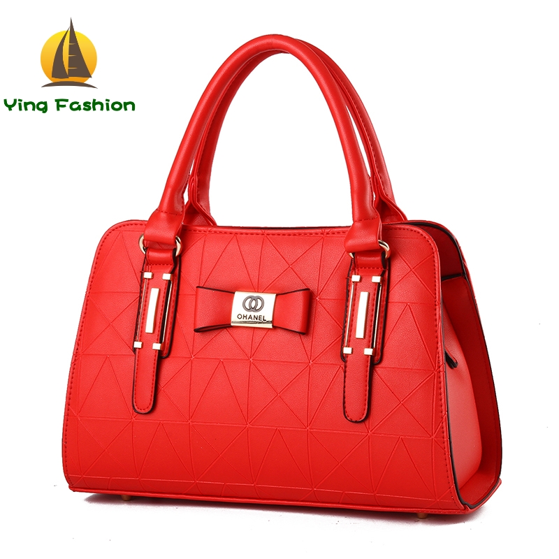 YING FASHION New Hot Luxury Brand Ladi Bags PU Leather Shoulder Bags Handbags Women HB8885