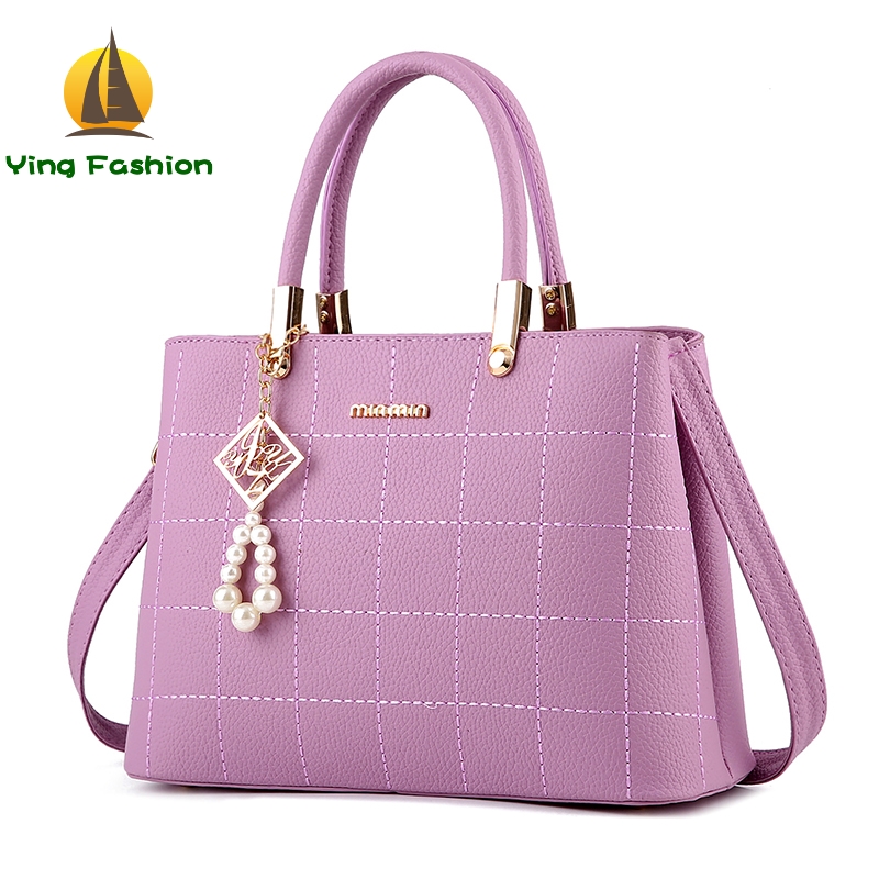 YING FASHION Women Handbags 1PC Set PU Leather Messenger Shoulder Bags Women HB8902
