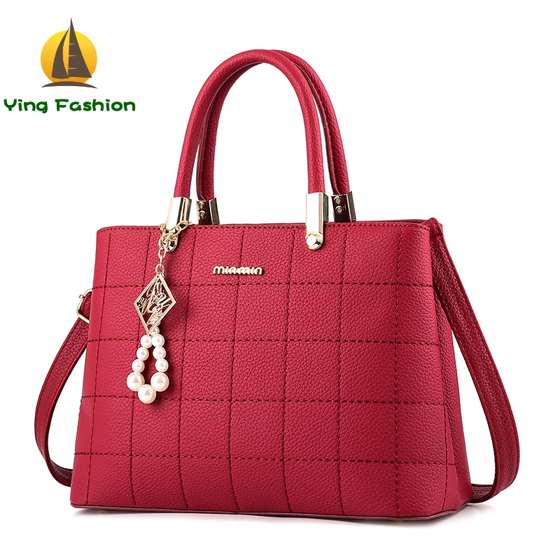 YING FASHION Women Handbags 1PC Set PU Leather Messenger Shoulder Bags Women HB8902
