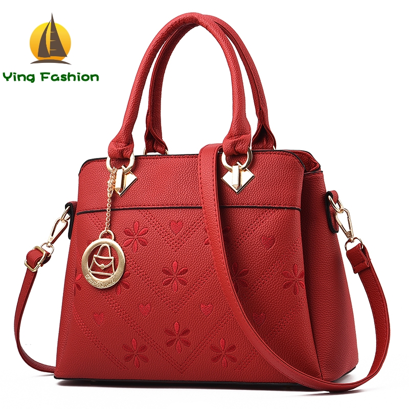 YING FASHION Female Totes Occident Style Elegant Office Ladies Handbags HB8571