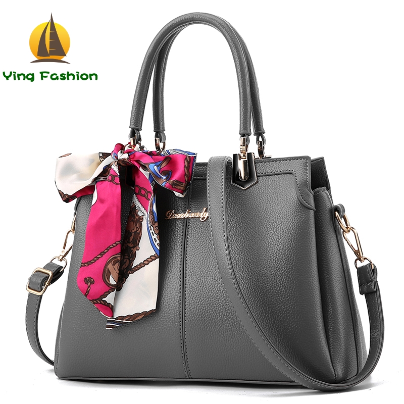 YING FASHION 1PC/ Set Leather Women Handbags Top-Handle Shoulder Bags Ladi HB8650