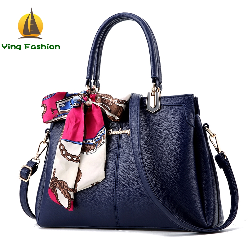 YING FASHION 1PC/ Set Leather Women Handbags Top-Handle Shoulder Bags Ladi HB8650