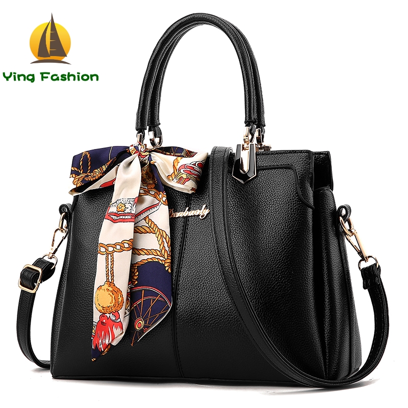 YING FASHION 1PC/ Set Leather Women Handbags Top-Handle Shoulder Bags Ladi HB8650