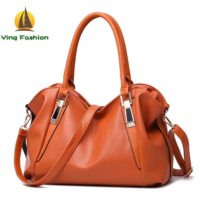 YING FASHION Women Handbag PU Leather Ladies Portable Shoulder Bag Office Ladies Party Bags HB8835