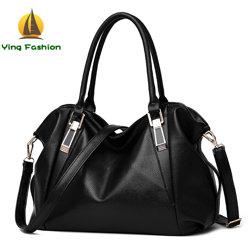 YING FASHION Women Handbag PU Leather Ladies Portable Shoulder Bag Office Ladies Party Bags HB8835