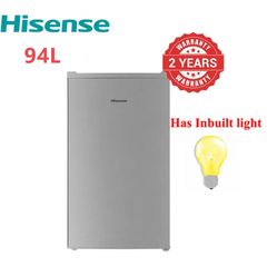 (Bottom Price!) Hisense 94  Liters Energy Saving Fridge REFO94DR Refrigerator Silver 94L