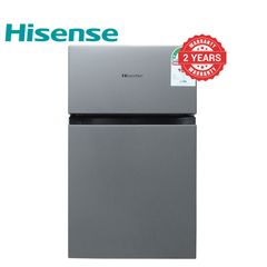 Hisense 2 Doors Fridge 91 Litres Refrigerator REF091DR Silver 91L