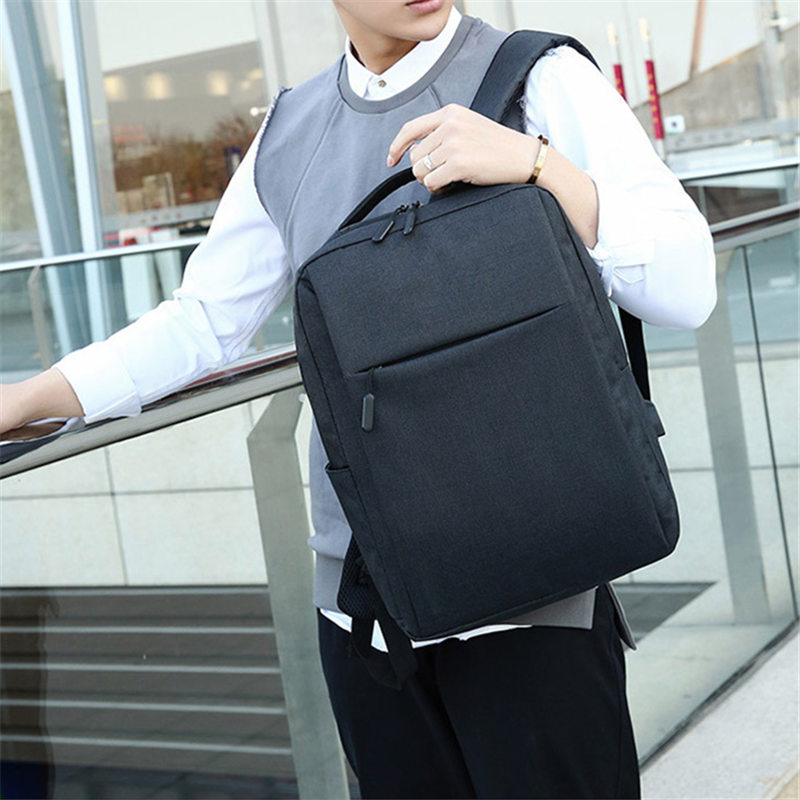School Bag Backpack for Men Women School Bag Bookbag USB Laptop Bag Notebook Bag Travel Bag Anti-Theft Leisure Nylon Cloth Bags