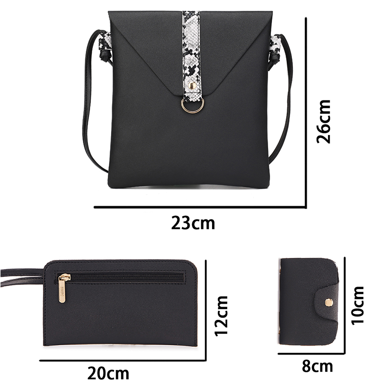 5 Sets/PCS Handbags For Ladies Women Bags Lady Bags Clutch Purse Shoulder Bags Tote Bag Lady Wallet valentine gifts