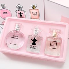 3 Sets/PCS 3 in 1 Ladies Perfumes Women Fragrance Natural Fragrance Deodorants Gift For Girlfriend Romantic Fragrance 30ML*3 as picture as picture