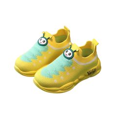 Shoes Kids Shoes Boys Shoes Baby Shoes Girls Shoes Child Shoes Children Athletic Shoes Yellow 22