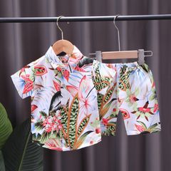Boys Clothes Kids Clothes Boys T-shirts Shorts Suits 2 in 1 Girls Clothes Baby Clothes Short Sleeve Shirts Kids Suits Child Clothes White L 100% polyester