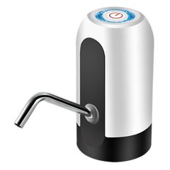 Electric Water Pump Water Diapenser Water Pump Wireless USB Rechargeable Kitchen Appliances Black