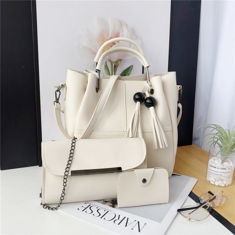 3 PCS Handbags Women Bags Ladies Bags Shoulder Bags Sling Bags Purse Tote Bags Classic On Sale Discount