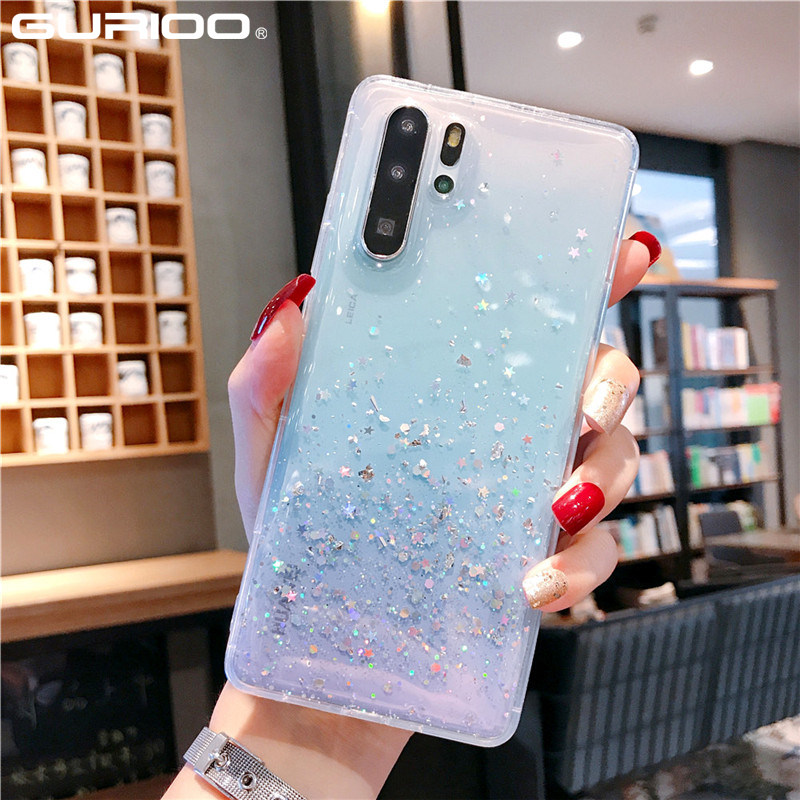 Huawei P10 P20 P30 Lite Mate 20 Pro PSmart Plus sequin soft protective case