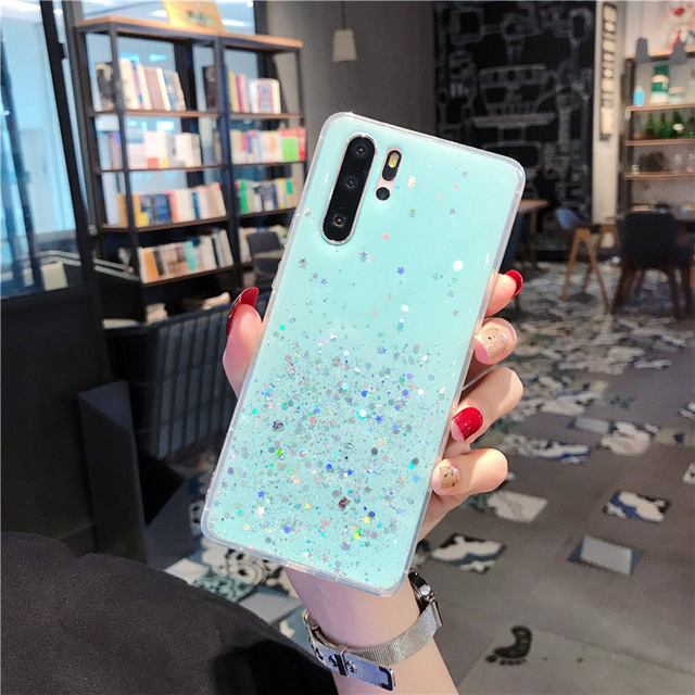 Huawei P10 P20 P30 Lite Mate 20 Pro PSmart Plus sequin soft protective case