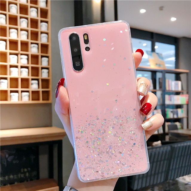 Huawei P10 P20 P30 Lite Mate 20 Pro PSmart Plus sequin soft protective case