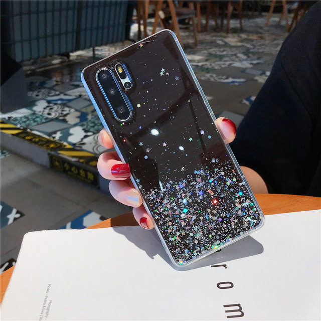 Huawei P10 P20 P30 Lite Mate 20 Pro PSmart Plus sequin soft protective case