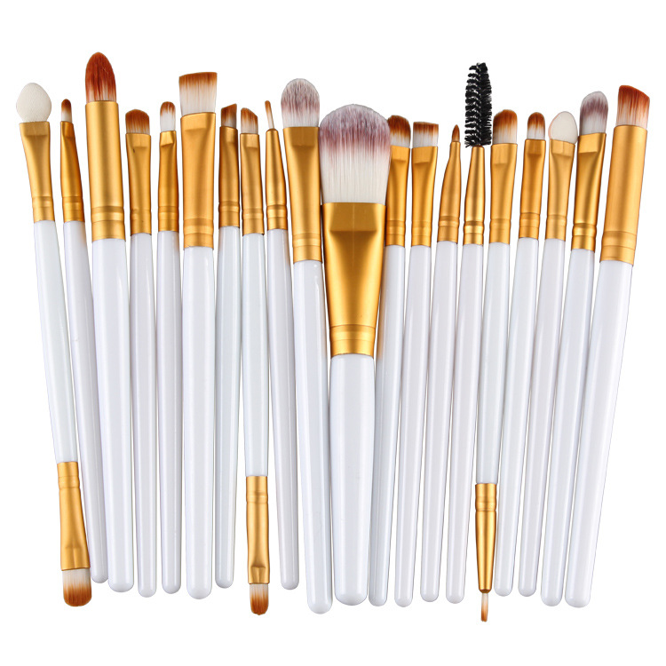 20Pcs/Set Makeup Brushes Powder Brush/Eye Shadow Brush/Eyebrow Brush/Lip Brush Makeup Beauty