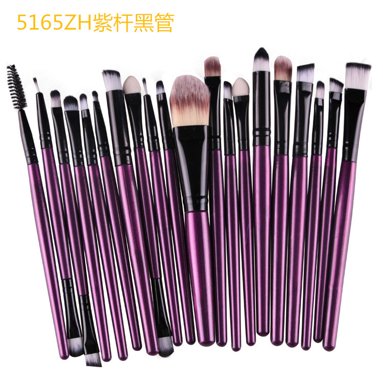 20Pcs/Set Makeup Brushes Powder Brush/Eye Shadow Brush/Eyebrow Brush/Lip Brush Makeup Beauty