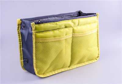 Organizer Insert Bag Nylon Travel Insert Handbag Purse Large Capacity Makeup Bathroom Cosmetic Bag