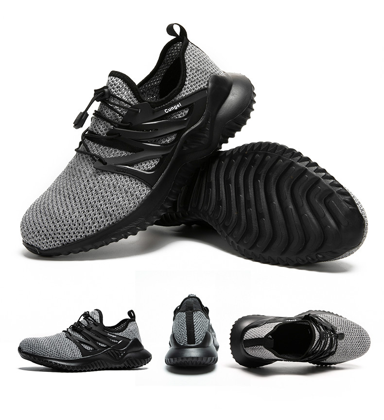 Men Fashion Labor Insurance Shoes Safety Work Sneakers Men Anti-smashing Stab-resistant Shoes