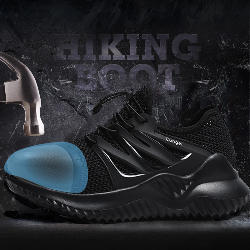 Men Fashion Labor Insurance Shoes Safety Work Sneakers Men Anti-smashing Stab-resistant Shoes
