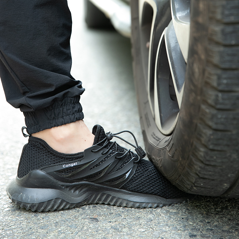 Men Fashion Labor Insurance Shoes Safety Work Sneakers Men Anti-smashing Stab-resistant Shoes