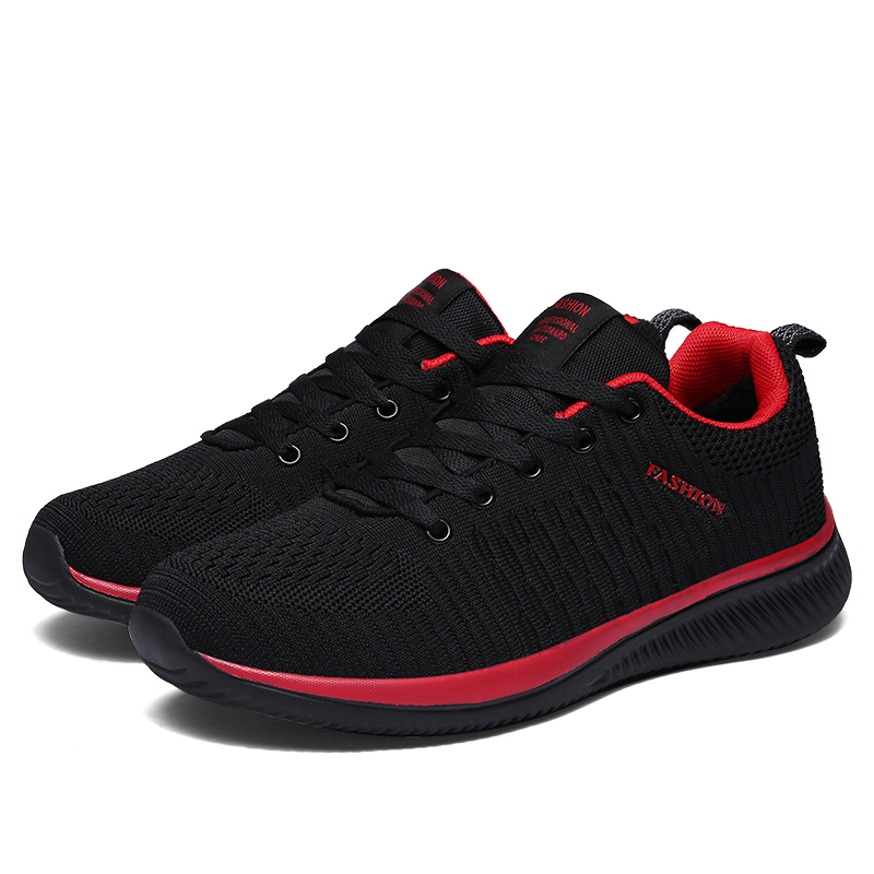 Men Fashion Casual Shoes Lace Up Sneaker Lightweight Running Shoes Plus Size
