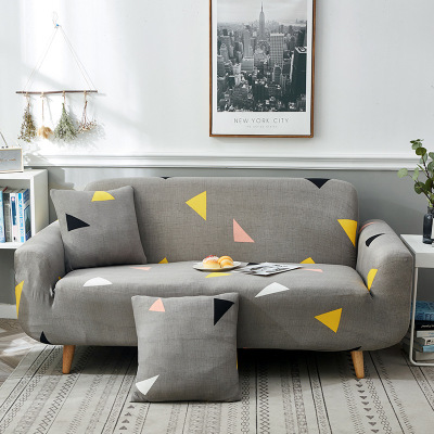 MINIQ Stretch Slipcovers Sectional Elastic Stretch Sofa Cover Couch Cover L shape Armchair Cover