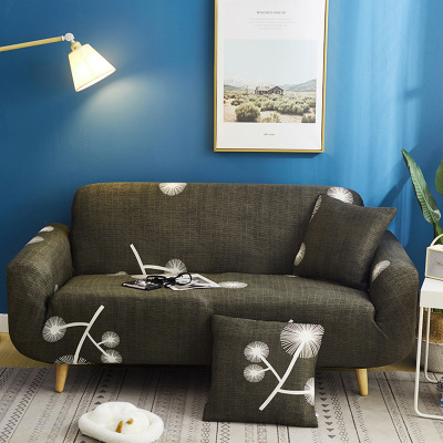 MINIQ Stretch Slipcovers Sectional Elastic Stretch Sofa Cover Couch Cover L shape Armchair Cover