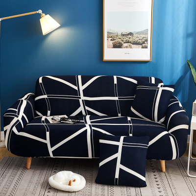 MINIQ Stretch Slipcovers Sectional Elastic Stretch Sofa Cover Couch Cover L shape Armchair Cover