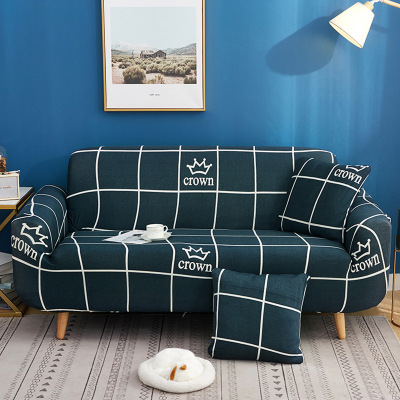 MINIQ Stretch Slipcovers Sectional Elastic Stretch Sofa Cover Couch Cover L shape Armchair Cover