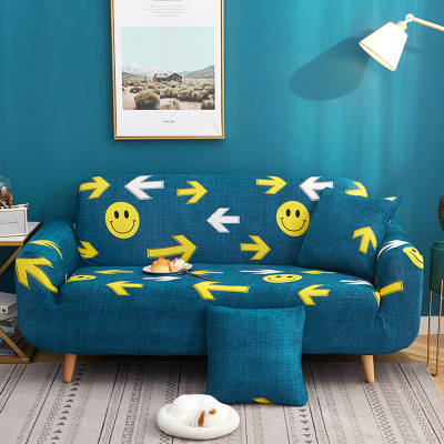 MINIQ Stretch Slipcovers Sectional Elastic Stretch Sofa Cover Couch Cover L shape Armchair Cover