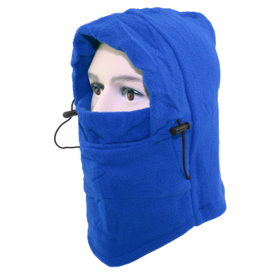 Tactical Fleece Hat Neckwear Multifunction Hood Winter Thermal Face Mask Collar Motorcycle Ride Cap