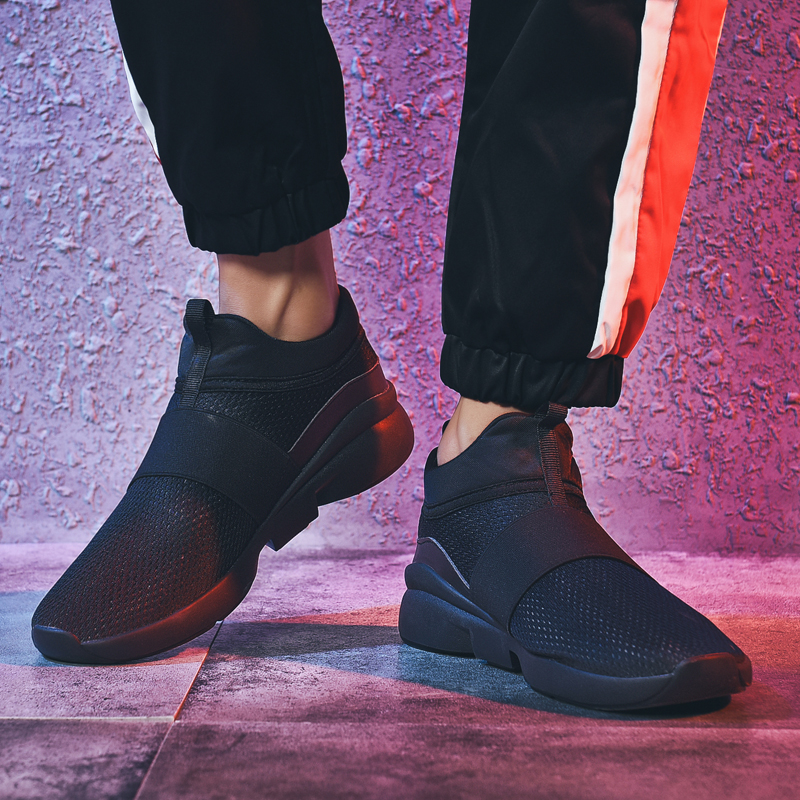 MINIQ Fashion Lightweight Men Women Sneakers Flyknit Sport Outdoor Shoes Slip On Trainner Shoes
