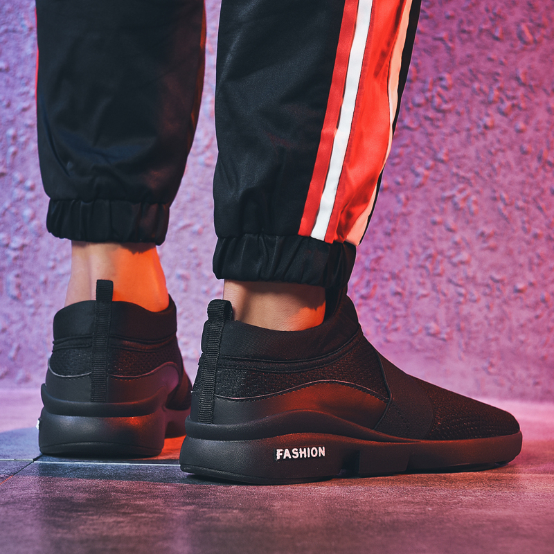 MINIQ Fashion Lightweight Men Women Sneakers Flyknit Sport Outdoor Shoes Slip On Trainner Shoes