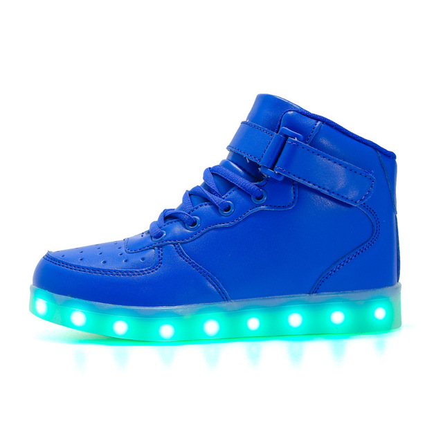 10 Colors USB Charging Led Luminous Glowing Sneakers Children Shoes Light Up Kids Girls Boys Boots