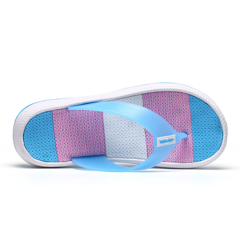 Women Comfortable Wedge Outdoor Indoor Slippers Casual Durable Flip Flops Beach Sandals Room Slipper