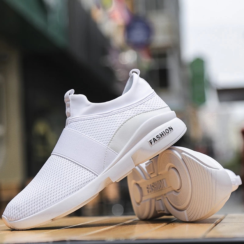 MINIQ Fashion Lightweight Men Women Sneakers Flyknit Sport Outdoor Shoes Slip On Trainner Shoes