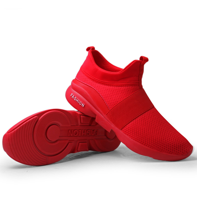 MINIQ Fashion Lightweight Men Women Sneakers Flyknit Sport Outdoor Shoes Slip On Trainner Shoes