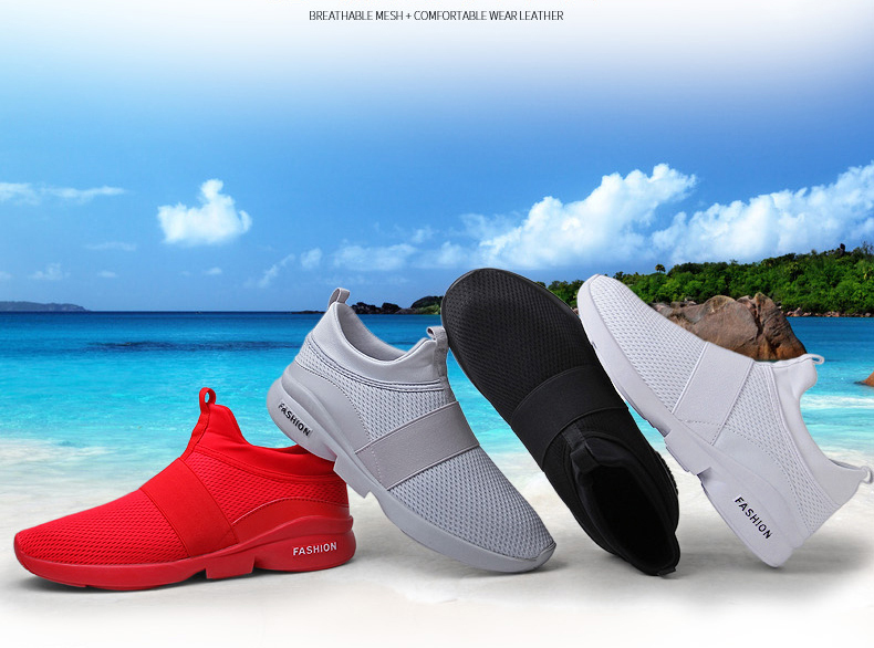 MINIQ Fashion Lightweight Men Women Sneakers Flyknit Sport Outdoor Shoes Slip On Trainner Shoes