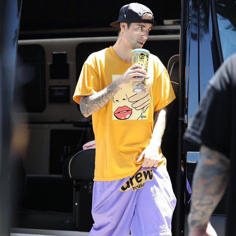 Unisex Men Women Short Sleeve Tee Fashion Tops Cry Pattern Casual TShirts Cotton Loose Clothing