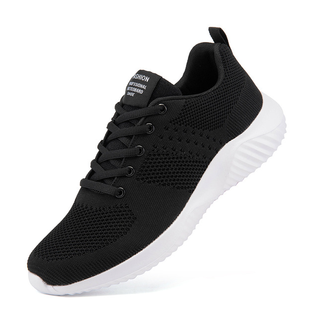 Men's Fashion Sneakers Breathable Lightweight Running Lace-Up Jogging Casual Sport Big Size Shoes
