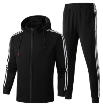 Men&apos;s sports plus velvet warm fashion casual sports suit