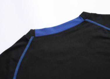 Men&apos;s Quick-Drying High Elastic Sports Fitness Short Sleeve Sweatshirts Bottoming Tights
