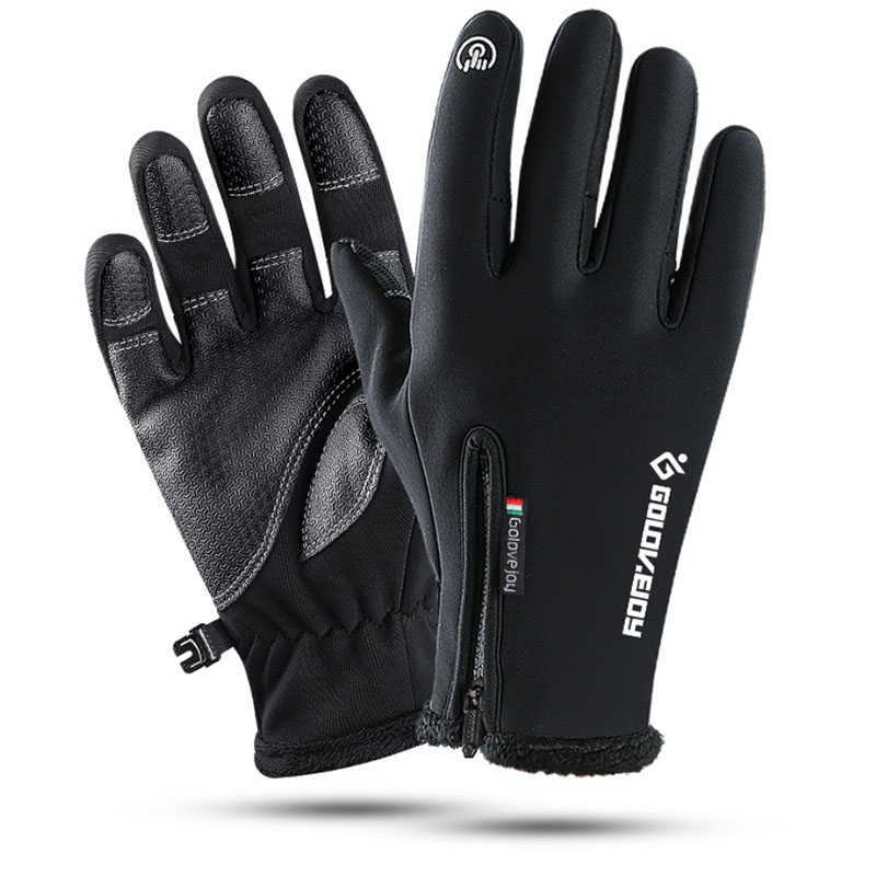 Outdoor waterproof gloves winter touch screen men and women windproof and warm riding