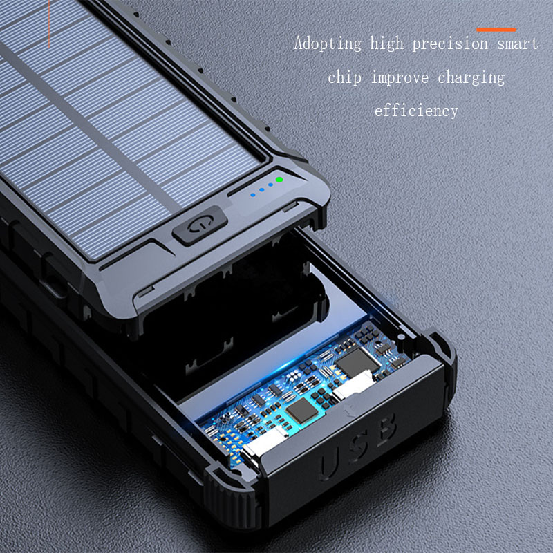 New solar wireless charger outdoor PD fast charging 20000 Ma mobile power supply