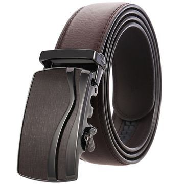 Fashion Casual Men's Belt Automatic Belt Buckle Belt Chute Belt Foreign ...