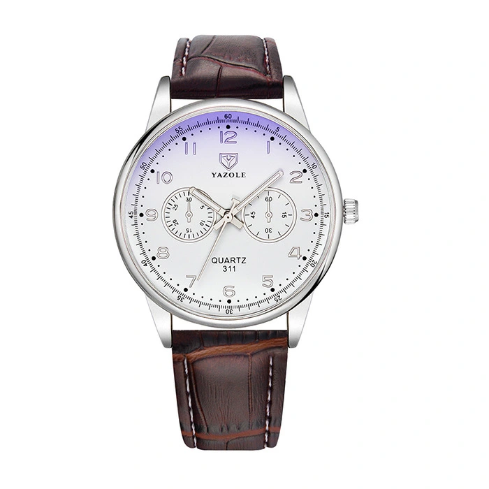 Business fashion belt men's watch simple waterproof quartz watch